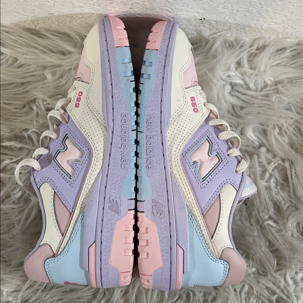NEW BALANCE 550 Lace Shell Pink With Permafrost Size 6.5 NEW - Picture 9 of 13